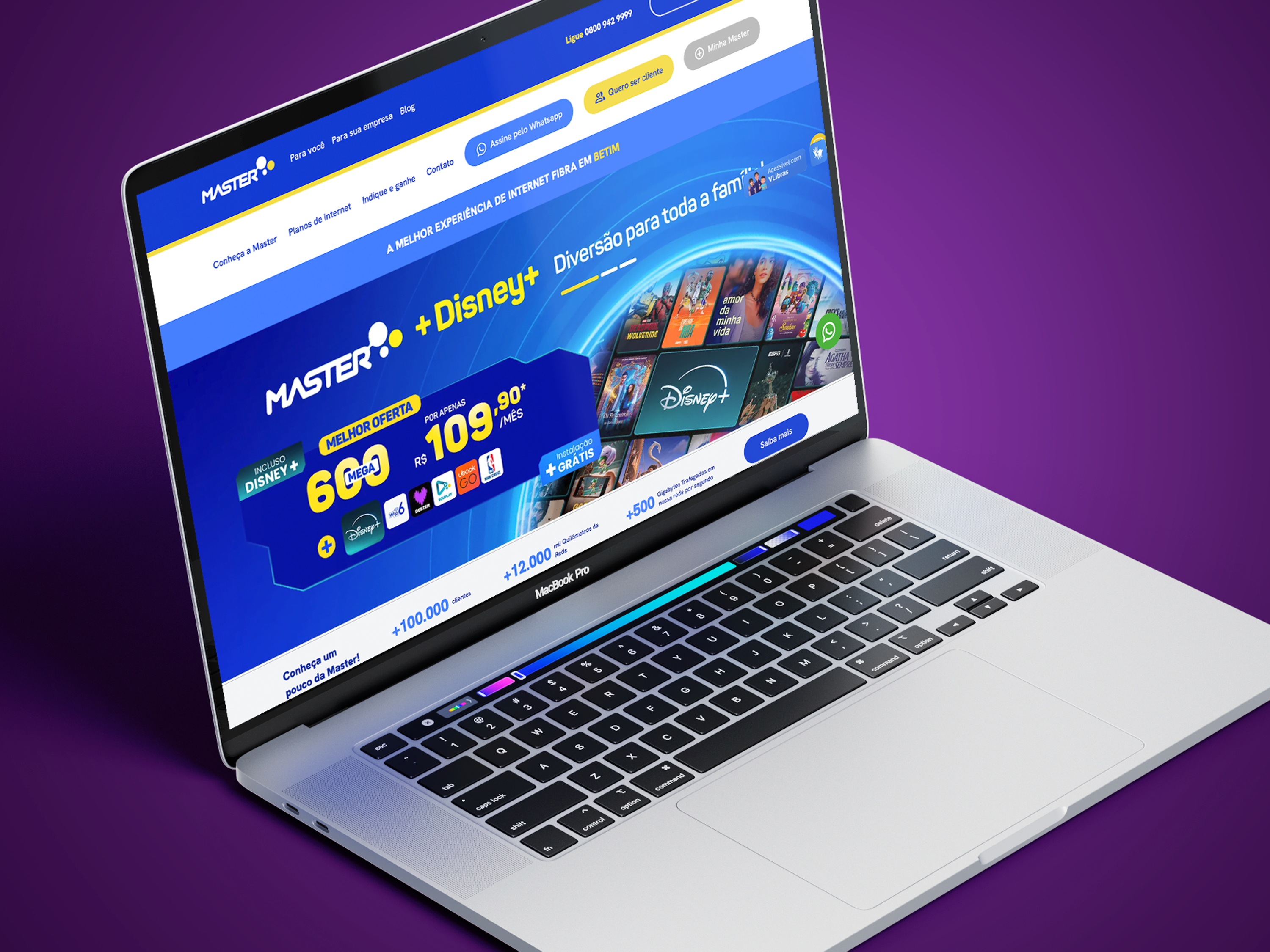 Desenvolvimento de sites para ISP